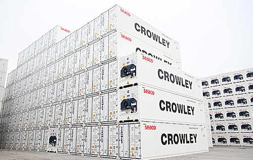 Crowley's the state-of-the-art refrigerated containers